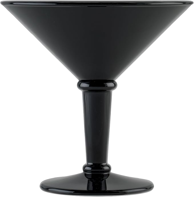 G.E.T. SW-1419-BK Shatterproof Jumbo Martini Cocktail Glass, 48 Ounce, - Image 2