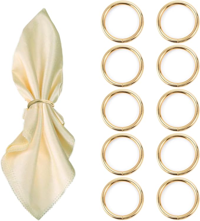 Gold Napkin Rings by GERILKAI