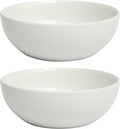 Gibson Home Extra Large Serving Bowls Set of 2-100 oz 10-Inch White Porcelain by GibsonHomewares