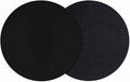 Black Coasters Set of 2, Solid Color Farmhouse Black Soft Absorbent Coasters by PIEPLE