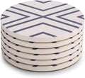 LIFVER Coasters for Drinks, Absorbent Coaster Set of 6 by LIFVER