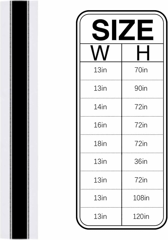 Black Table Runners 120 inches Long, Modern Stripes Table Runner Dresser Scarves - Image 6