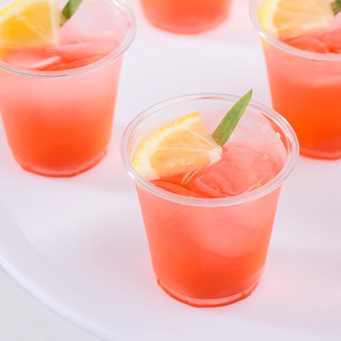 Karat Small Plastic Cups, Disposable Bathroom Mouthwash Cups | Clear - Image 4
