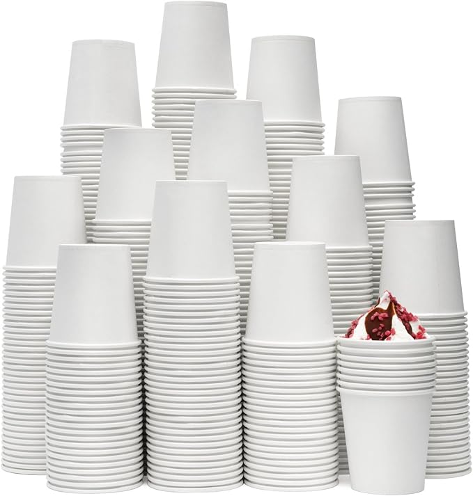 Vumdua Bathroom Paper Cups, Small Coffee Cups by Vumdua