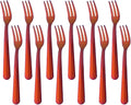 Oyster Fork Set of 12, 5.4 Inch Stainless Steel Cocktail Forks, 3 Tines Mini by KitchenDining