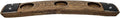 Barrel Stave Premium 3 Glass Whiskey, Bourbon, Scotch Flight Serving Tray, (No Glasses,Dark Walnut)
