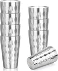 Stainless Steel Double Wall Cups, 16 oz Insulated Tumbler, 8 Pack Unbreakable by Offiper
