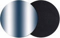 Ombre Dark Blue Coasters Set of 2, Modern Minimalist Geometric Gradient Color by PIEPLE