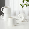 Teocera Coffee Mugs Set of 4-12oz Chip-Resistant Ceramic Cups by Teocera
