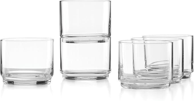 Lenox Tuscany Classics Stackable 6-Piece Short Glasses by Lenox