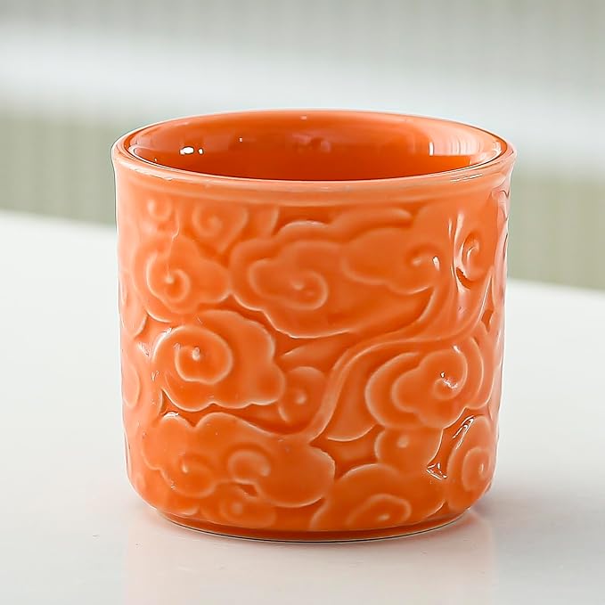 Ceramic Espresso Cups Set of 4-3oz Demitasse Cups - Image 8