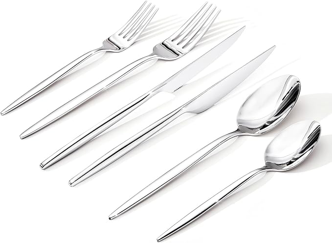 24 Piece Silverware Set for 4 by KINGSTONE