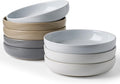famiware Milkyway 33 oz Pasta Bowls Set of 8, Dishwasher & Microwave Safe by Famiware