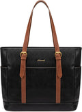 LOVEVOOK Laptop Tote Bag for Women, Leather Work Computer Briefcase Bag | Large by LOVEVOOK