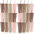 Skylety 24 Pcs Boho Plastic Cups by Skylety