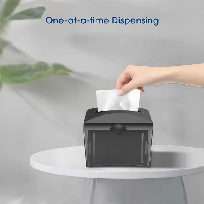 Tabletop Napkin Dispenser Black 8"x6.1"x6.5" | ABS, - Image 5