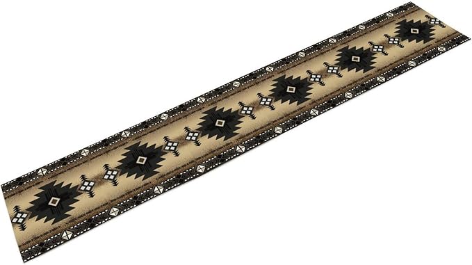 Aztec Southwest Table Runner, Ethnic Style Design Geometric Table Runners Table - Image 7
