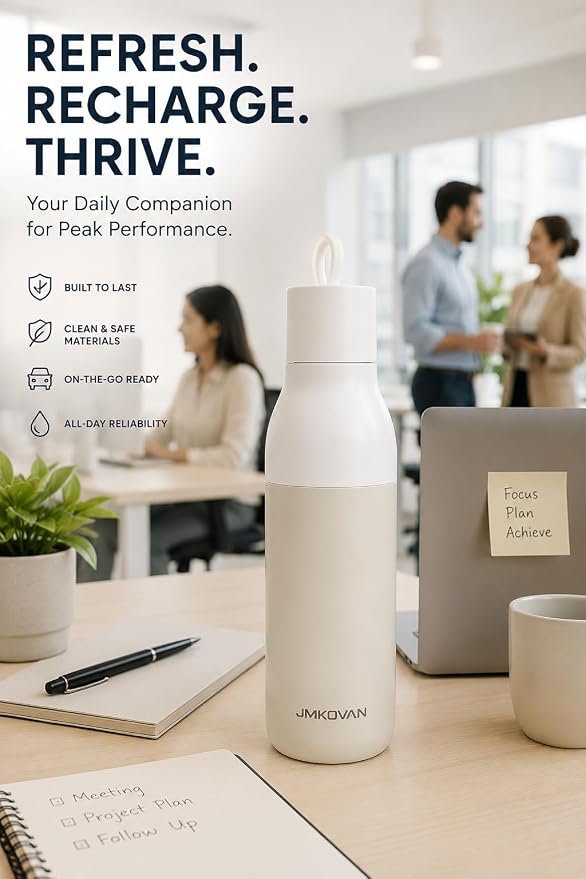 Slim insulated Stainless Steel Water Bottle - Image 7