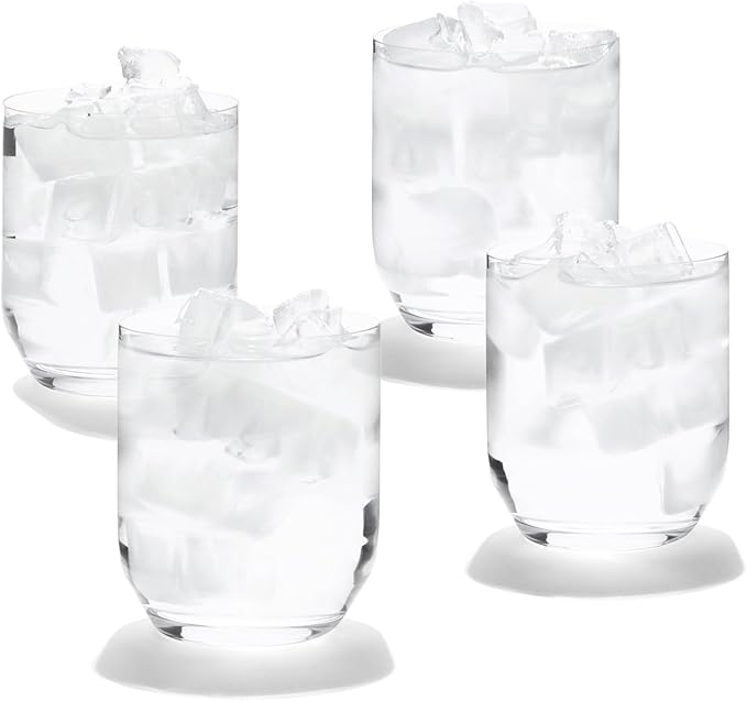 Made In Cookware - Drinking Glasses - 15 oz - Set of 4 - Made of Ultra-Durable Crystal - Crafted in Germany