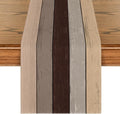Artoid Mode Brown Retro Rustic Wood Texture Table Runner, Seasonal Spring by ArtoidMode