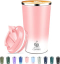 Insulated Travel Coffee Mug Reusable Coffee Tumbler Cup by QEMAUUAHealthyLife