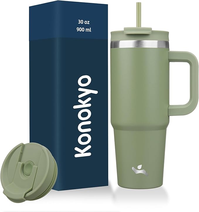 Konokyo 30 oz Insulated Tumbler Water Bottle by Konokyo