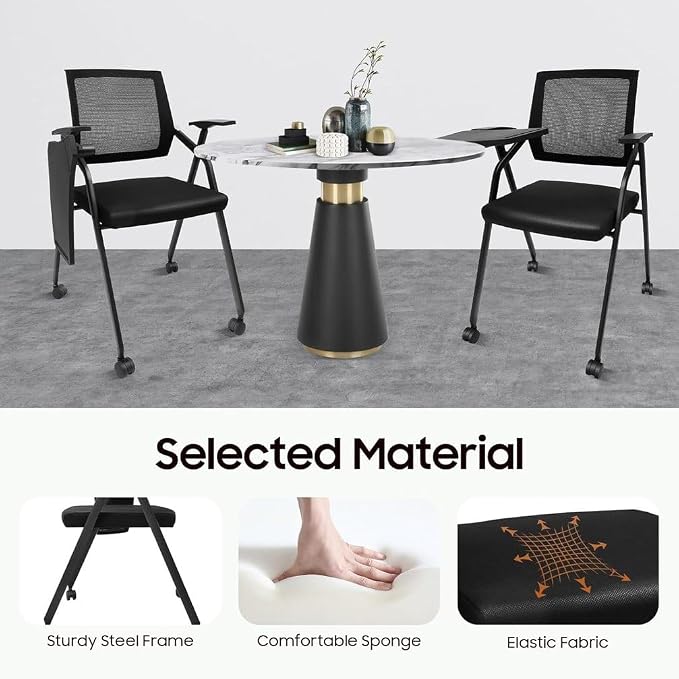 2 Pack Folding Office Chair - Image 7