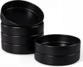 E-far Pasta Bowls Set of 6, 35 oz Large Stoneware Bowl Plates | Shallow & Wide by E-far