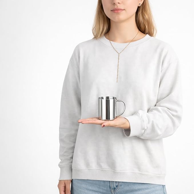 IMEEA Small Espresso Mug 7.5oz Double Wall Stainless Steel Cups - Image 5