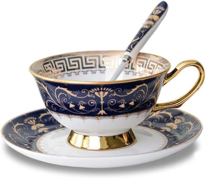 Bone China Cup& Saucer Set by Eplze