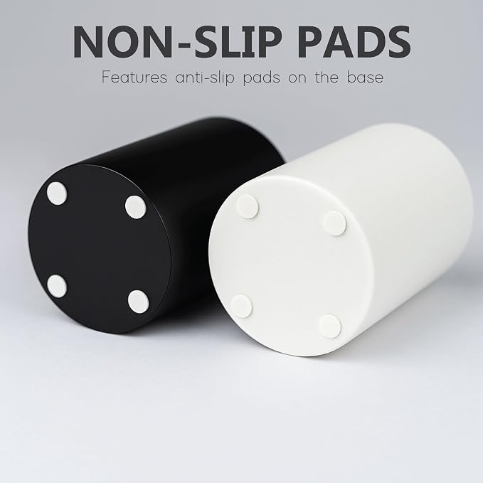White Resin Bathroom Tumbler Cup - Image 5
