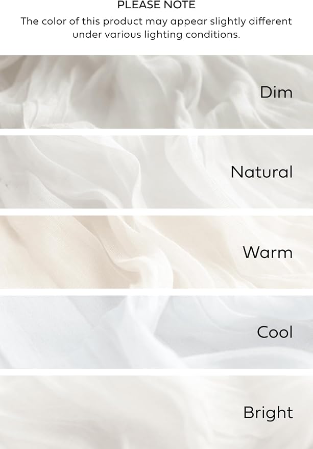 Ling's moment 14Ft x 35" Wide Brilliant White Gauze Semi-Sheer Table Runner - Image 9