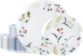 U-QE 50Pcs Wildflower Plastic Plates by U-QE