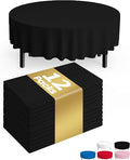 Pureegg Plastic Table Cloth Disposable 12 Pack, Graduation Decorations Class of by Pureegg