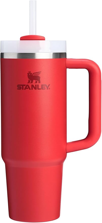 STANLEY Quencher H2.0 Flow State Tumbler, 30 oz, Chili Red | Handle and Straw | by Unknown