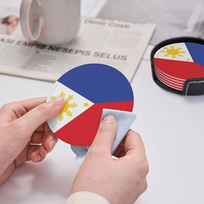 Philippine Flag Coasters for Drinks - Image 5