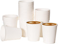 RACETOP 8 oz Disposable Paper Coffee Cups, 1000 Pack | Leak-proof Paper by RACETOP