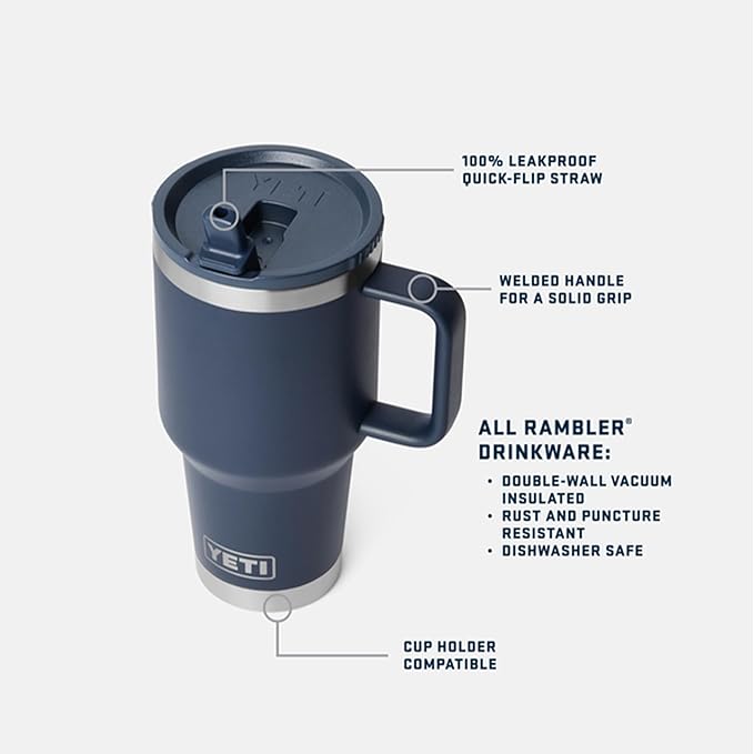 YETI Rambler 30 oz Travel Mug - Image 2