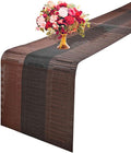 GIVERARE Table Runner, 12x108 in Heat-Resistant Woven Vinyl Long Tabletop by GIVERARE