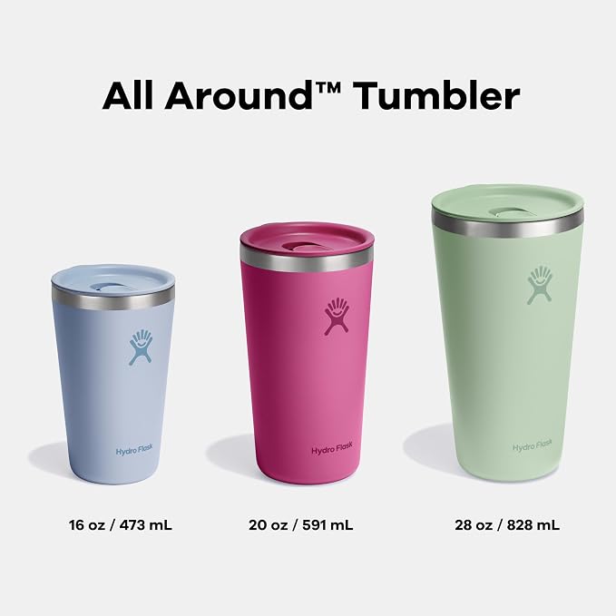 Hydro Flask All Around Tumbler Press-In Lid, Insulated Travel Mug, Stainless - Image 4