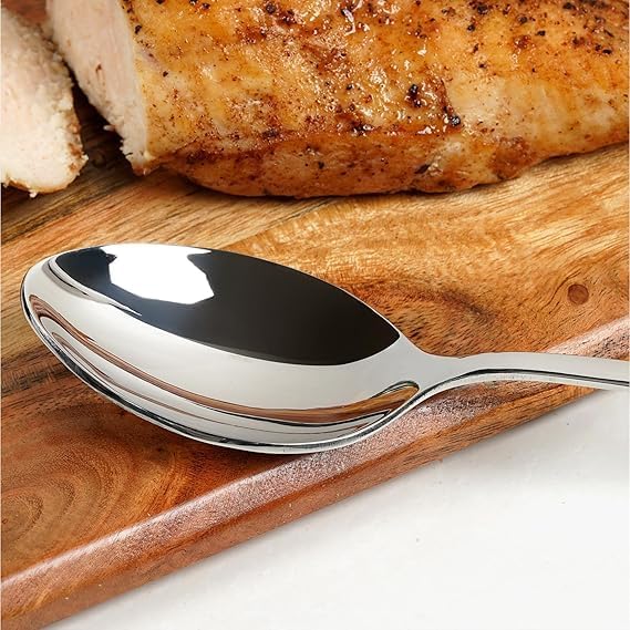 Stainless Steel Teaspoon Set, 6 Piece. | Dishwasher Safe Silverware. Mirer - Image 3
