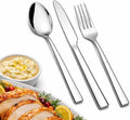 12-Piece Stainless Steel Silverware Set by SANTUO