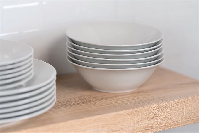10 Strawberry Street Simply White 7" Round Cereal Bowl - Image 5
