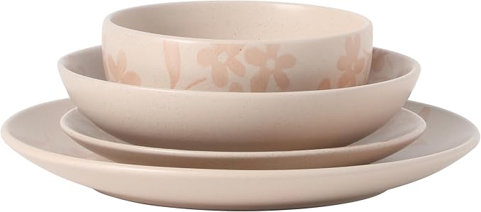 Gibson Home Admiral Hall Plates and Bowls Set, 16-Piece Floral Dinnerware Set - Image 10