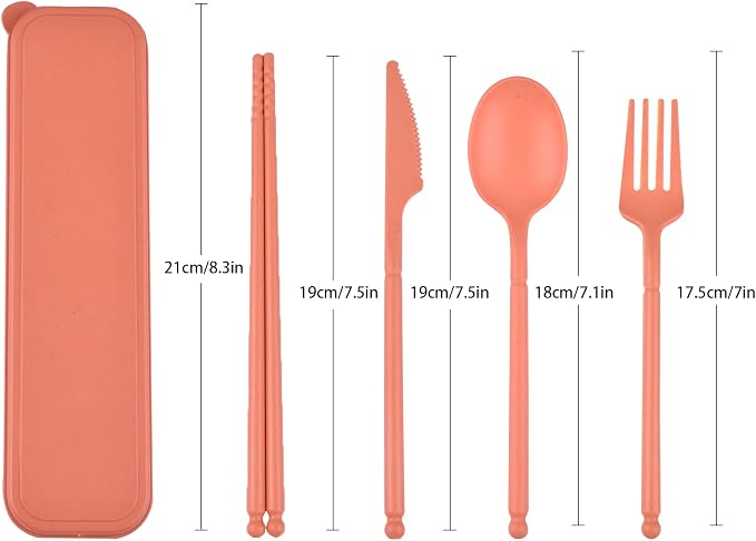 Travel Utensils, Reusable Utensils Set - Image 2