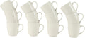 Gibson Home Great Essentials 12 Ounce Porcelain Coffee Mugs by GibsonHomewares