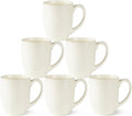 AmorArc 16 oz Coffee Mugs Set of 6, Large Ceramic Coffee Cups-Light Beige | by AmorArc