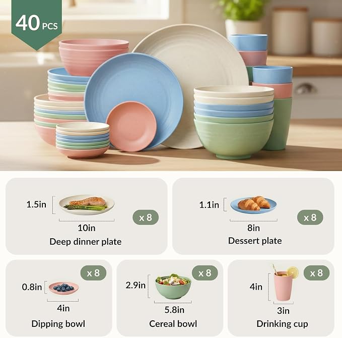 40-Piece Dinnerwave Set Service - Image 2