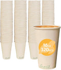 100% Compostable Disposable Coffee Cups Paper Cups Made from Bamboo, by EarthsNaturalAlternative