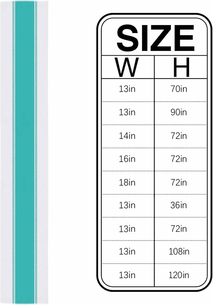 Teal Stripes Table Runners 120 inches Long, Farmhouse Burlap Table Runner - Image 6